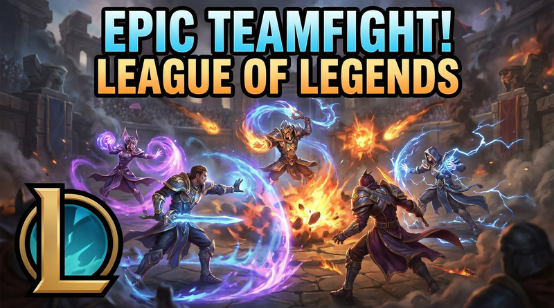 糖心英雄联盟团战解说视频